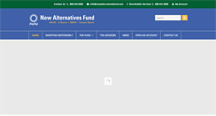 Desktop Screenshot of newalternativesfund.com